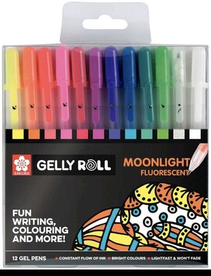 Sakura Gelly Roll Stardust Pen - Moonlight Fluorescent - 12er Pack