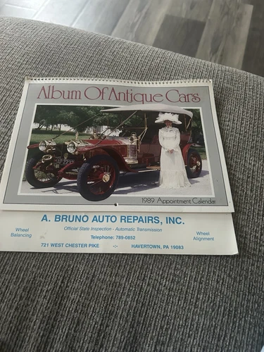 Album of Antique Cars 1989 Appointment Calendar