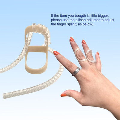 Oval Finger Splint 8 pcs, Finger Splints for Arthritis, Mallet Finger, Trigge...