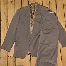 1980  s Mani by Giorgio Armani Suit Men  s 44R - Made in Italy Wool broken zipper