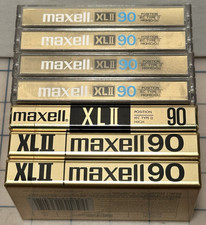 Lot of 7 Maxell XLII Cassette Tapes High Bias Type II, 4 Used Epitaxial  3 New