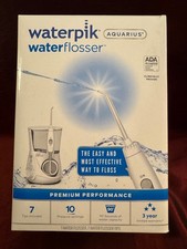 Read WATERPIK WP-660C AQUARIUS WATER FLOSSER FOR TEETH CLEANING, White