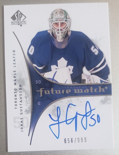Jonas Gustavsson [Autograph] #215 2009 SP Authentic card
