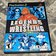 Acclaim Legends of Wrestling PS2 Game w/ Case Manual T NTSC-U/C 2001