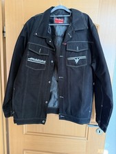 Mazine Kult Jeans Jacke Schwarz mit leichtem Glanz Effekt