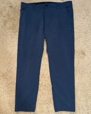 Projek Raw Mens Pants Classic Fit Blue Size 38 Performance Causal