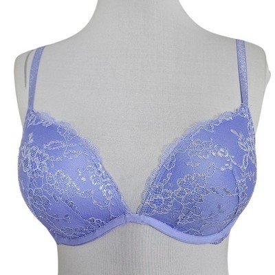 Victoria's Secret Dream Angels Demi Padded Bra Lavender Lace 34DD
