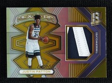 2017-18 Panini Spectra Next Era Gold Prizm 6/10 Justin Patton #NXT-20 a3q