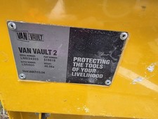 Van Vault 2 Secure Tool Storage Box. Used