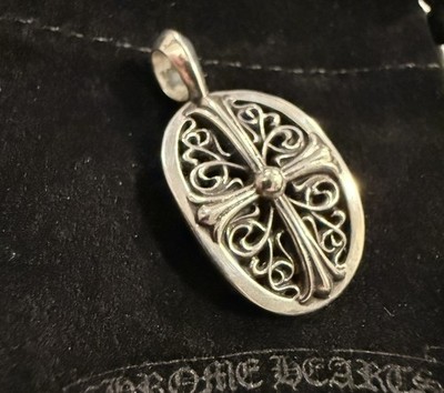 Chrome Hearts Classic Oval Pendant .925 Silver | eBay