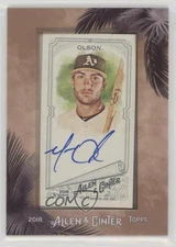 2018 Topps Allen & Ginter Mini Framed Auto Matt Olson #MA-MO Auto