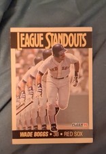 1990 Fleer - League Standouts Wade Boggs #5