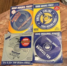 AOL CD Collection, America Online Set of 4, Sealed