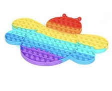 Giant Bumblebee Push it Bubble Pop Fidget Sensory Toy Stress Reliever Toy New