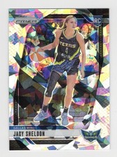 2024 Prizm Jacy Sheldon Silver Cracked Ice Rookie #4 WNBA Dallas Wings RC Panini