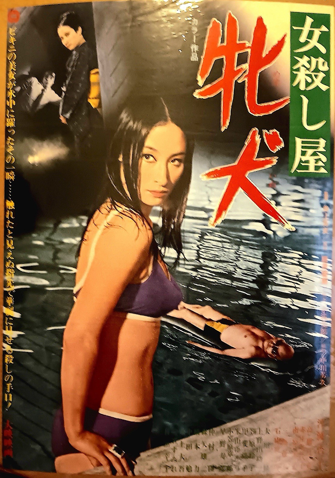 HITWOMAN – BITCH (ONNA KOROSHIYA - MESU INU)  w/ Kyoko Enami. 1969 .Movie Poster