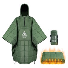 Poncho Manta Camping con Sintético Reciclado