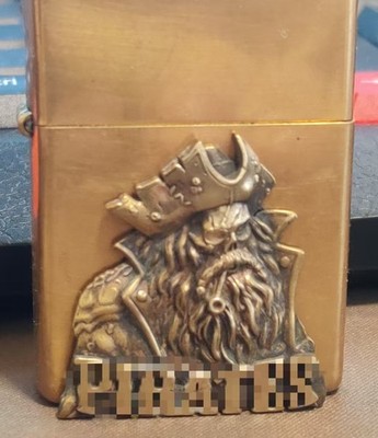 1 piece Brass Old Captain sticker DIY lighter decoration accessories