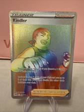 Pokémon TCG Kindler Full Art Trainer Brilliant Stars Rainbow Rare 179/172 Card