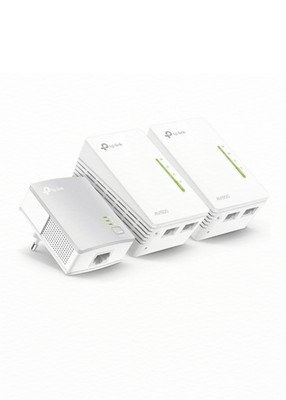 TP-Link WLAN Powerline Adapter Triple Set TL-WPA4220T KIT 600Mbits LAN Wifi