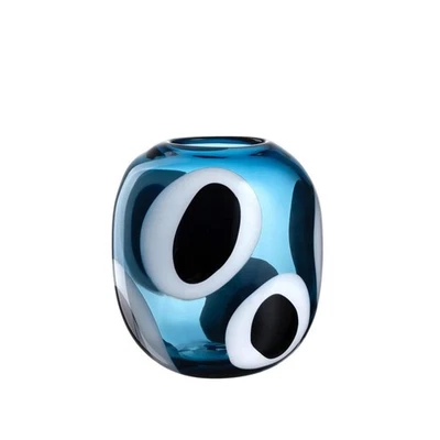Leonardo - Vase OCCHI BLU - Handgefertigte Objektvase - Ausgefallene Dekovase - Bild 1 von 4