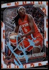 2025 Panini Prizm WNBA #54 Natasha Howard WNBA Logo Prizms Signed Card Auto IP