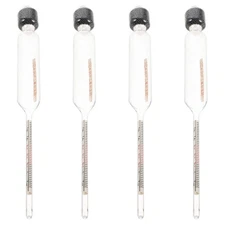 4 Pcs Dairy Density Meter Kitchen Hydrometer Lab Testing Instrument