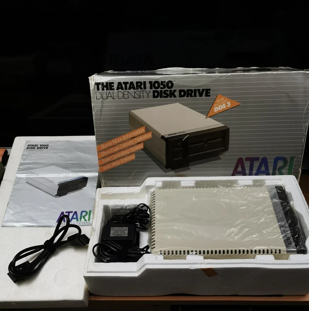 Additional photo for Complete Atari 8-Bit System Collection: 1050 Disk Drive, 1010 Program Recorder, and Touch Tablet