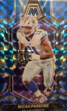 2024 Panini Mosaic - Micah Parsons #62 Reactive Blue Mosaic Prizm