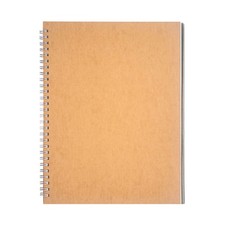 Sketchbook 10X7.5 Inch, Spiral Bound,100 Pages Blank Notebook,Soft Cover, rown