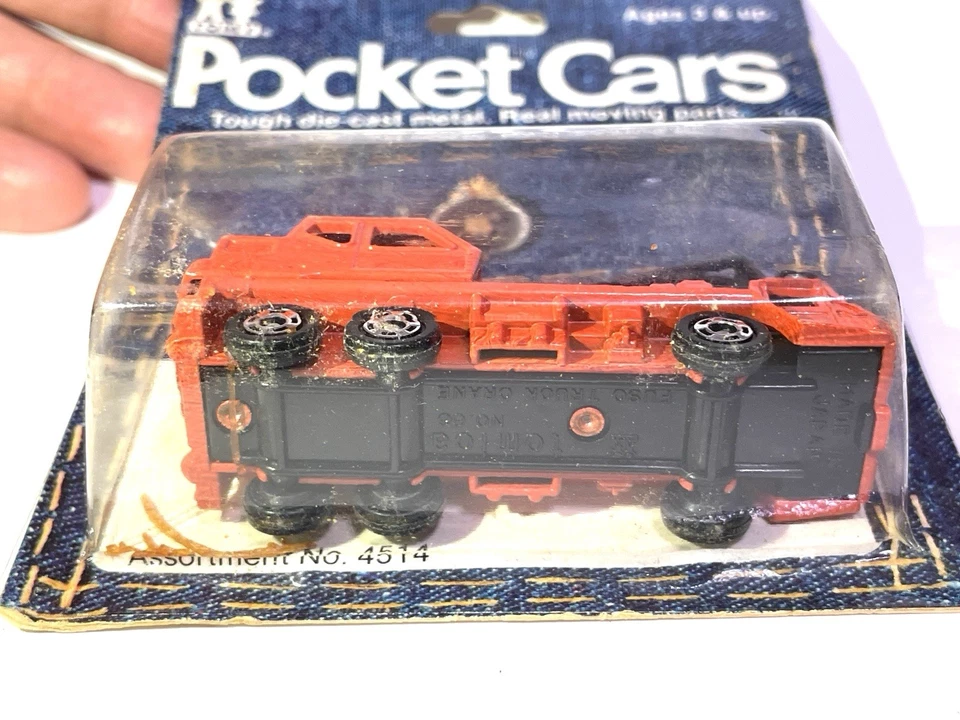 Coches de bolsillo Tomica Vintage 1974 n.º 141-66 grúa pesada en blister nuevos Foto 4 de 4