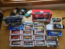 24 Car Diecast Car Lot Liberty Classic, NewRay, Motormax, And Others