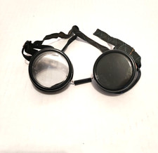 Steampunk Goggles Welding Glasses - Button READ -Elastic Stretched Missing Lens