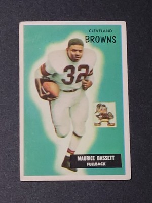 1955 Bowman Set-Break #156 Maurice Bassett Crease