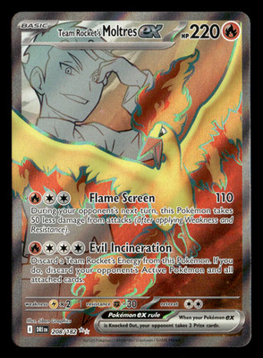 Team Rocket's Moltres ex - SV10: Destined Rivals 208/182 NM