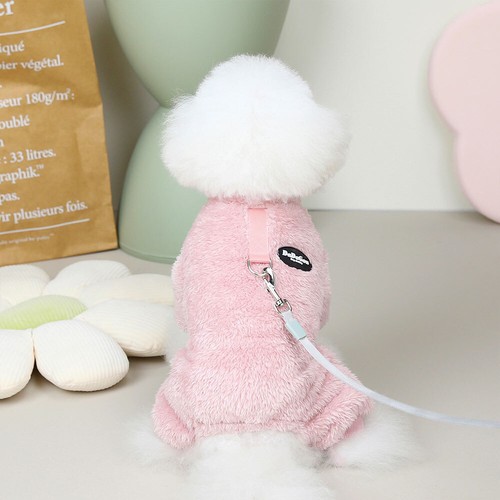 Pet Dog Warm Coat Fleece Jumper Sweater Winter Clothes Puppy Vest Jumpsuit Pjs - Picture 7 of 20