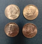 1964 Kennedy Half Dollars Silver Coin Lot (4)   C- 45