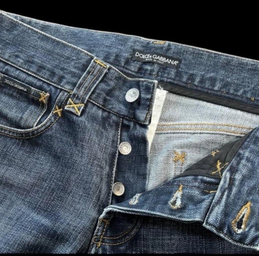 Dolce & Gabbana Men's Bootcut Denim Jeans - Image 3 of 4