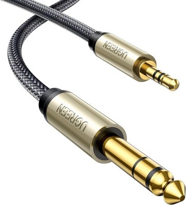 UGREEN 3,5mm auf 6,35mm Klinke Kabel 1m Aux Stereo Audio für Gitarre Mixer