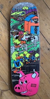 Cease & Desist Mike Vallely Barnyard Skateboard deck vintage World