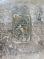 Bass Anglers Sportsman Society 1988 Fishing Fish Belt Buckle