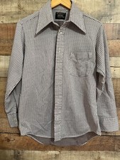 Vintage Retro 1960's Towncraft Penn-Prest Shirt Men's Long Sleeve