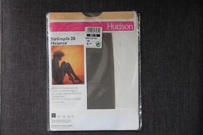 Vintage Hudson Helanca Strümpfe Strapsstrümpfe 20 den Gr. 8,5-9 Noblesse Neu OVP