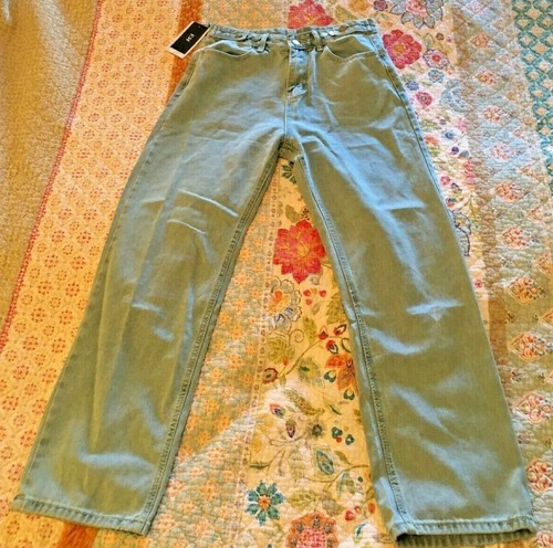 Women's teens light blue wash Emmiol high waisted boyfriend jeans large  size 7/8 | eBay