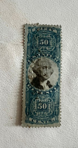 US Stamp 50 Cents - Internal Revenue - Washington