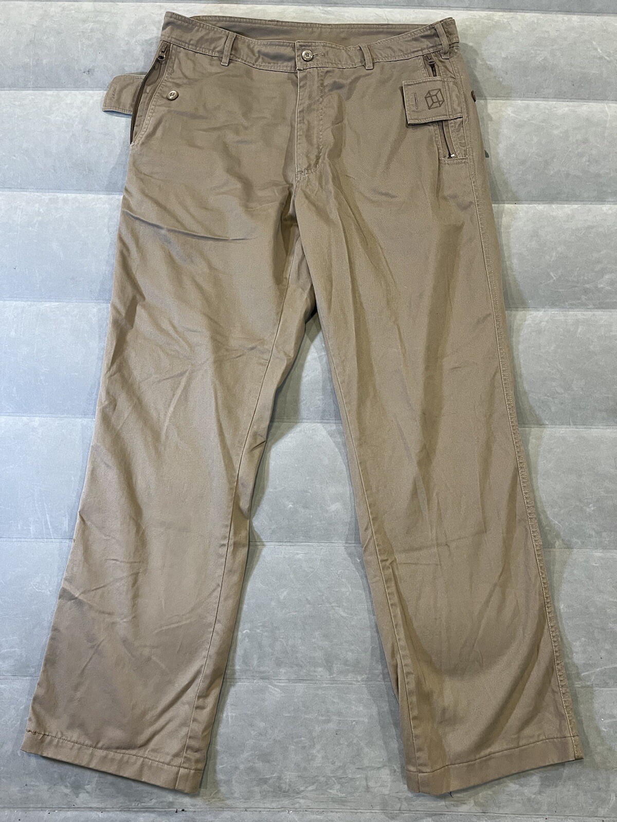 Clothing Arts Pants Mens 34x32 Khaki Tan Cargo P Cubed Pickpocket Proof