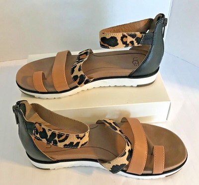 ugg mina leopard sandal