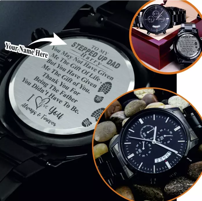 Personalized father's day watch cheap