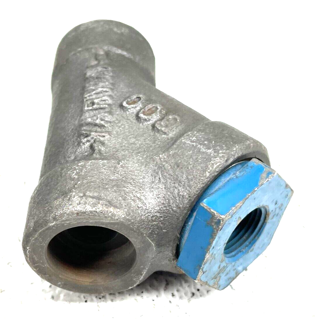 YARWAY 921 YStrainer 1/2" Socket Weld Class 600 WCB Body / 3/64" Perf