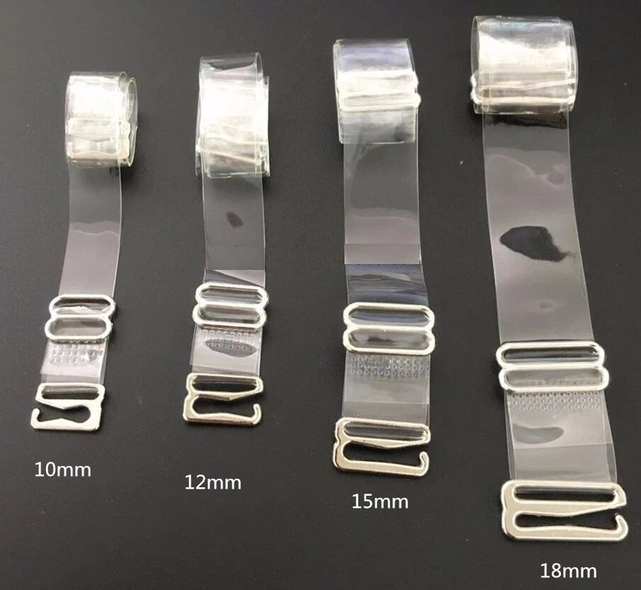 Clear adjustable bra straps deals